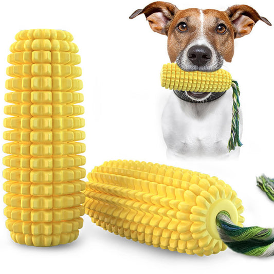 Corn Toothbrush Teeth Cleaning Dog Chew Toy